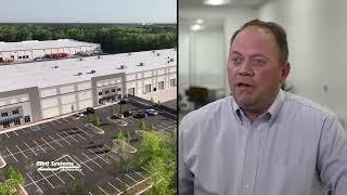 Shane James describes Elbit America's new manufacturing facility in Charleston, South Carolina