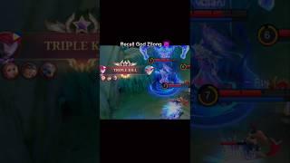 Recall god Zilong  #zilong #dyrroth #mobilelegends #mlbb #shorts #short @Jheayn #outplayed