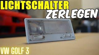 VW GOLF 3 LICHTSCHALTER ZERLEGEN TUTORIAL / ANLEITUNG