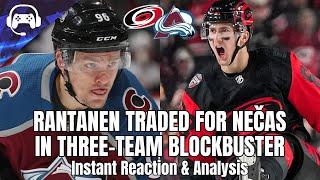 RANTANEN TRADED FOR NEČAS IN THREE-TEAM BLOCKBUSTER | Instant Reaction & Analysis