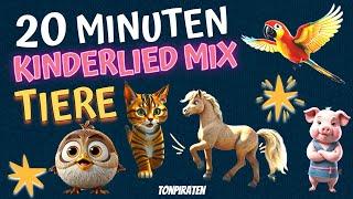 Kinderlieder 20 Minuten Mix mit Tieren | Tonpiraten