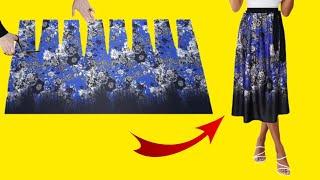 EVERYONE CAN SEW How Can It Be So Easy? /You Will Love This Skirt Sewing