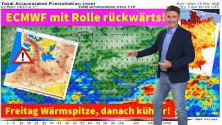 Trockenheit breitet sich aus: 14-Tages-Trend sieht wenig Niederschlag! Freitag Wärme-Höhepunkt.