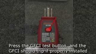 Dawson DET300 Socket Tester w/GFCI Test