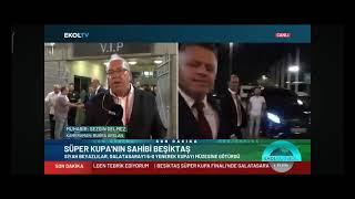 Galatasaray Başkanı Dursun Özbek'in şoförü, maçtan sonra muhabir Sezgin Gelmez'in üzerine yürüdü!