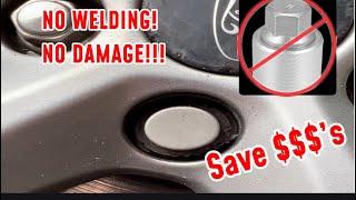 HOW TO REMOVE A FORD LOCKING WHEEL NUT WITH NO KEY! (THE BEST WAY!)