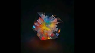 Explosion in a cube #stablediffusion #comfyui #easyanimate #aiart #cube #colors #geometry #explosion