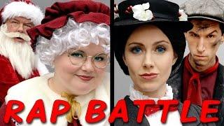 MRS CLAUS vs MARY POPPINS: Princess Rap Battle (Whitney Avalon Alyssa Preston Jim O'Heir) *explicit*