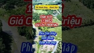 Đất Vườn Khánh Vĩnh Giáp Suối View Đẹp Giá Rẻ Gần Dân #review #nhatrang #khanhvinh #xuhuong #bds