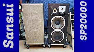 Rare Sansui SP20000 Speakers - Exceptional Vintage HI-Fi