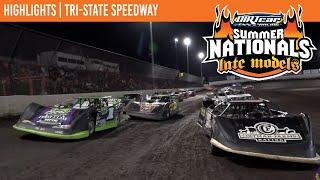 DIRTcar Summer Nationals Late Models | Tri-State Speedway | July 7, 2024 | HIGHLIGHTS