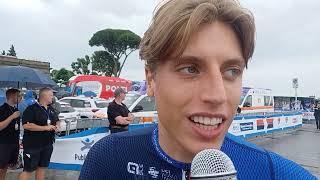 Lorenzo Germani - Intervista alla partenza - Campionati Italiani 2024