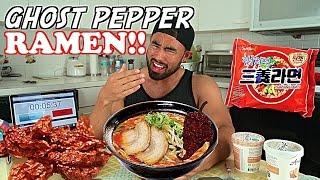 GHOST PEPPER RAMEN CHALLENGE!!