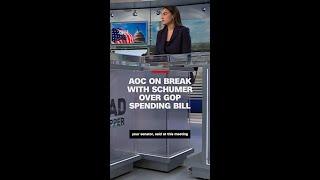 AOC on break with Schumer over GOP spending bill