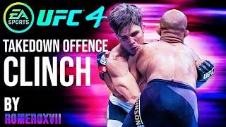 EA Sports UFC 4: TAKEDOWN OFFENSE PART 2! (CLINCH TAKEDOWNS)
