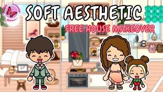 FREE  SOFT AESTHETIC HOUSE  Toca Boca Free House Ideas | TOCA GIRLZ