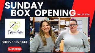 Sunday Box Opening!!! Great NEw minkee and Northcott you won't want to miss!!