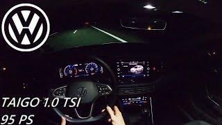 2023 VOLKSWAGEN TAIGO 1.0 TSI 95 PS NIGHT POV DRIVE WÜRZBURG (60 FPS)