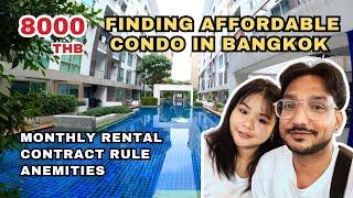 How to Find Affordable Condo Apartment in Bangkok | A Space Condo Tour | Monthly Rental in Bangkok