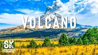 Top 10 Largest Volcanoes In The World: A Dangerous Journey Of Discovery 8K UHD