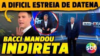  A difícil estreia de Datena no SBT: Ele sofreu na audiência contra Joel e Bacci mandou indireta