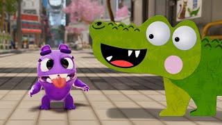 Silly Crocodile Hide And Seek with Friends | Just For Kids Game