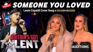 GOLDEN BUZZER : Super Beautiful Voice Singing Someone You Loved - Lewis Capaldi On BGT Auditions