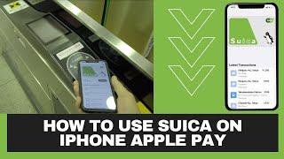 How to use Suica on iPhone Apple Pay