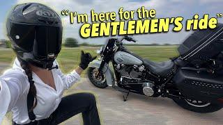 I CRASHED a MENS RIDE?! || EPISODE 6 (Coast to Coast solo FEMALE moto tour)