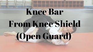 Knee Bar from Knee Shield (Open Guard)