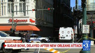 Local 3's Ben Bobick talks with Georgia fans in New Orleans after deadly terror attack