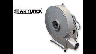 Used 12HP (9KW) Akyurek Technology Direct Drive Centrifugal Pressure Blower Fan