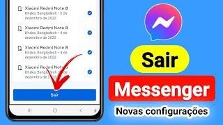 Como sair do Messenger (2023) | Sair da conta do Messenger