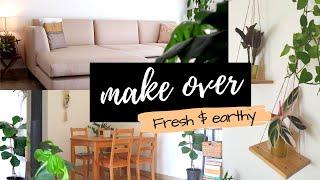 Fresh and Earthy, Dining and Living Room Makeover | सिंपल  टिप्स | Ekta Chaudhary | Gardenup Hindi