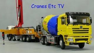 Yagao XCMG HB56K Concrete Pump + XCMG Mixer by Cranes Etc TV