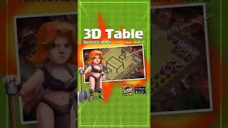 3D table base copy link for Town Hall 8 #shorts #clashofclans #th8 #townhall8 #clashofclansbase #coc