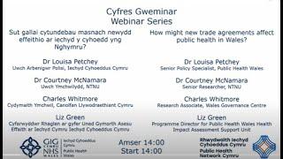 How might new trade agreements affect public health in Wales? | PHNC Webinar November 2021