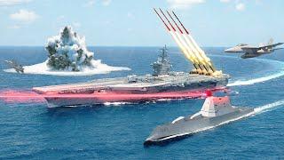 When the Strongest & Largest US Aircraft Carrier Enters the Warzone: This Is How Powerful They Are