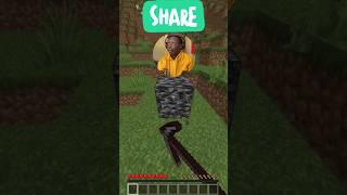 breaking bedrock with kaby lame in Minecraft  #minecraft #shorts