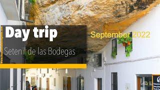 A day trip to Setenil de Las Bodegas, Spain. One of the most unusual and strangest towns in Spain