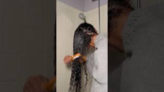 My wash day routine pt. 1 #curlyhair #washday #curlyhairroutine #skincare