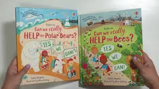 Can We Really Help the Polar Bears and the Bees? NEW USBORNE BOOK SERIES!