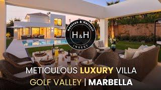 BEAUTIFUL LUXURY VILLA IN THE GOLF VALLEY OF MARBELLA | NUEVA ANDALUSIA | HANSSON & HERTZELL