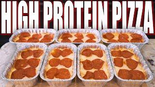 BODYBUILDING DEEP DISH PIZZAS FOR THE WHOLE WEEK | High Protein Low Carb Anabolic Meal Prep Recipe