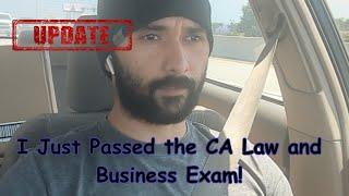 Update! I Just Passed The CA Law & Business Exam. C-10