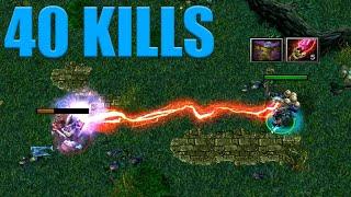 DOTA WITCH DOCTOR 40 KILLS WITH DAGON + MALEDICT COMBO: CRAZY