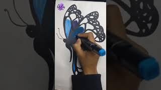 How to draw a butterfly #butterfly #art #easydraw #howtodraw #easydraw #beautiful