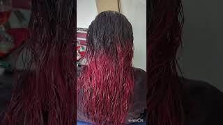 red ombre hair