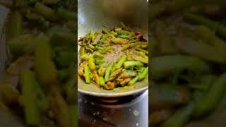 alu kakrol bhaja ar chuno macher jal