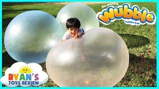 Ryan plays with Giant WUBBLE BUBBLE BALL